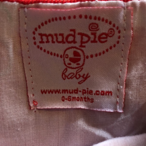 Mud pie baby ornament Christmas jumper/dress. 0-6 months - Picture 5 of 5